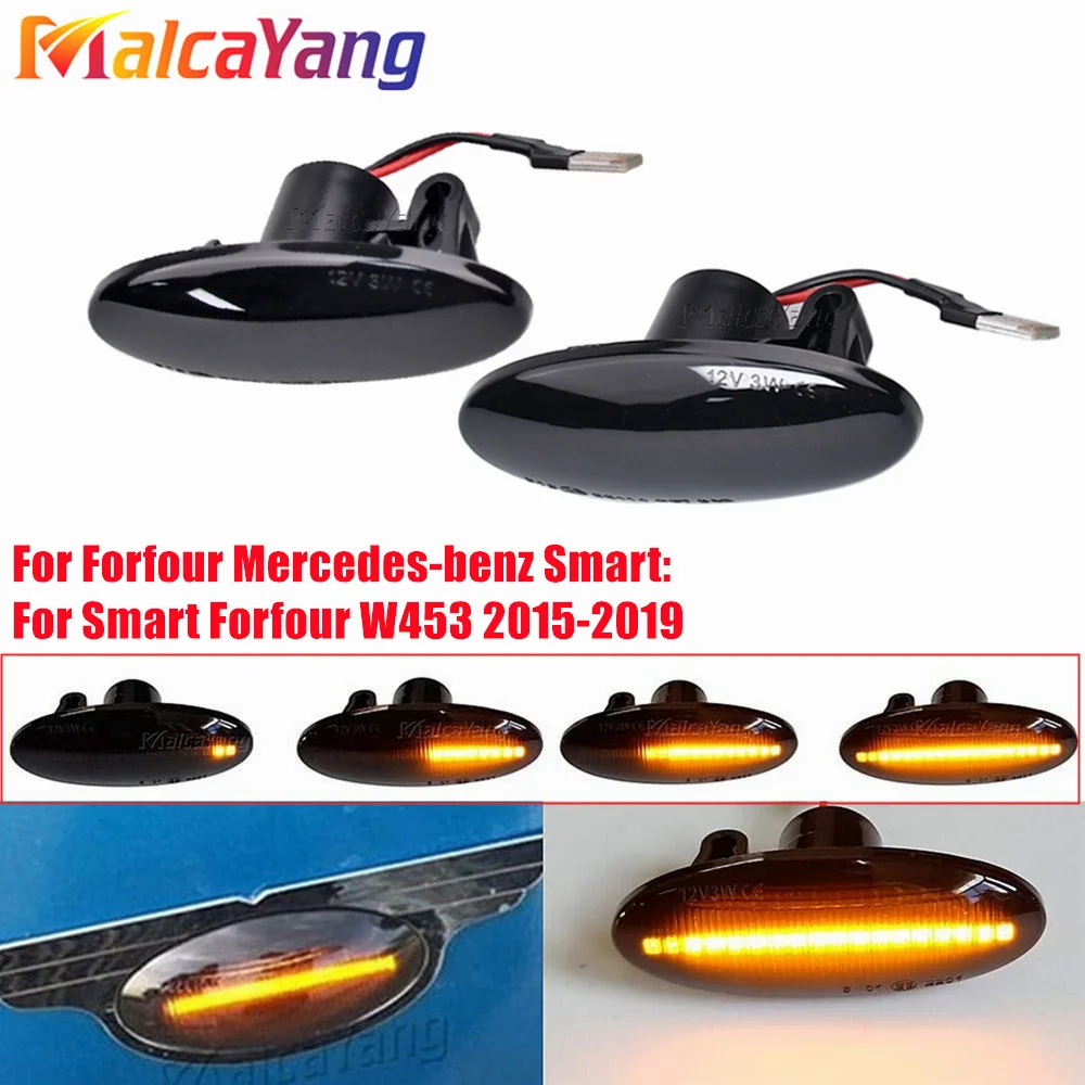 For Smart Forfour W453 Renault Master Koleos Vauxhall Movano Mk2 Side Marker LED Turn Signal Light