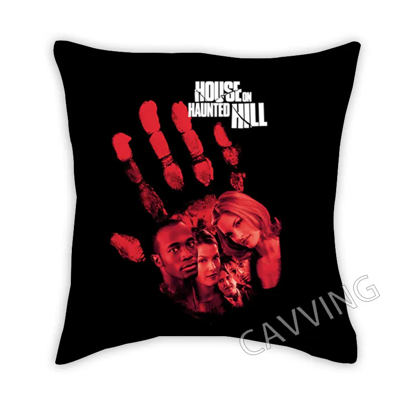 

House on Haunted Hill 3D Printed Polyester Decorative Pillowcases Cover Square Zipper Pillow Case Fan Gifts Home Decor