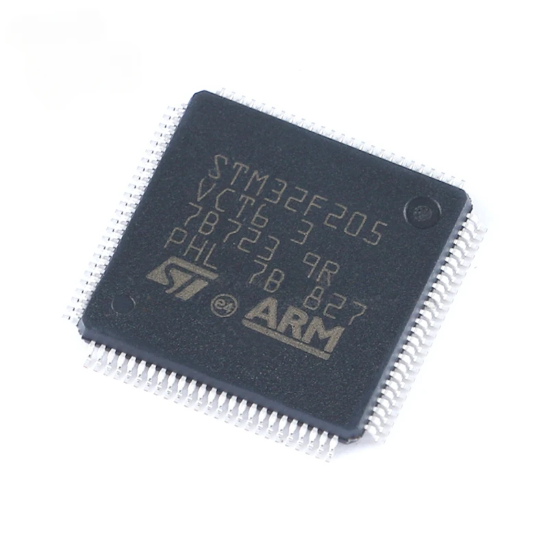 Original STM32F205VCT6 LQFP-100 ARM Cortex-M3 32-bit microcontroller MCU