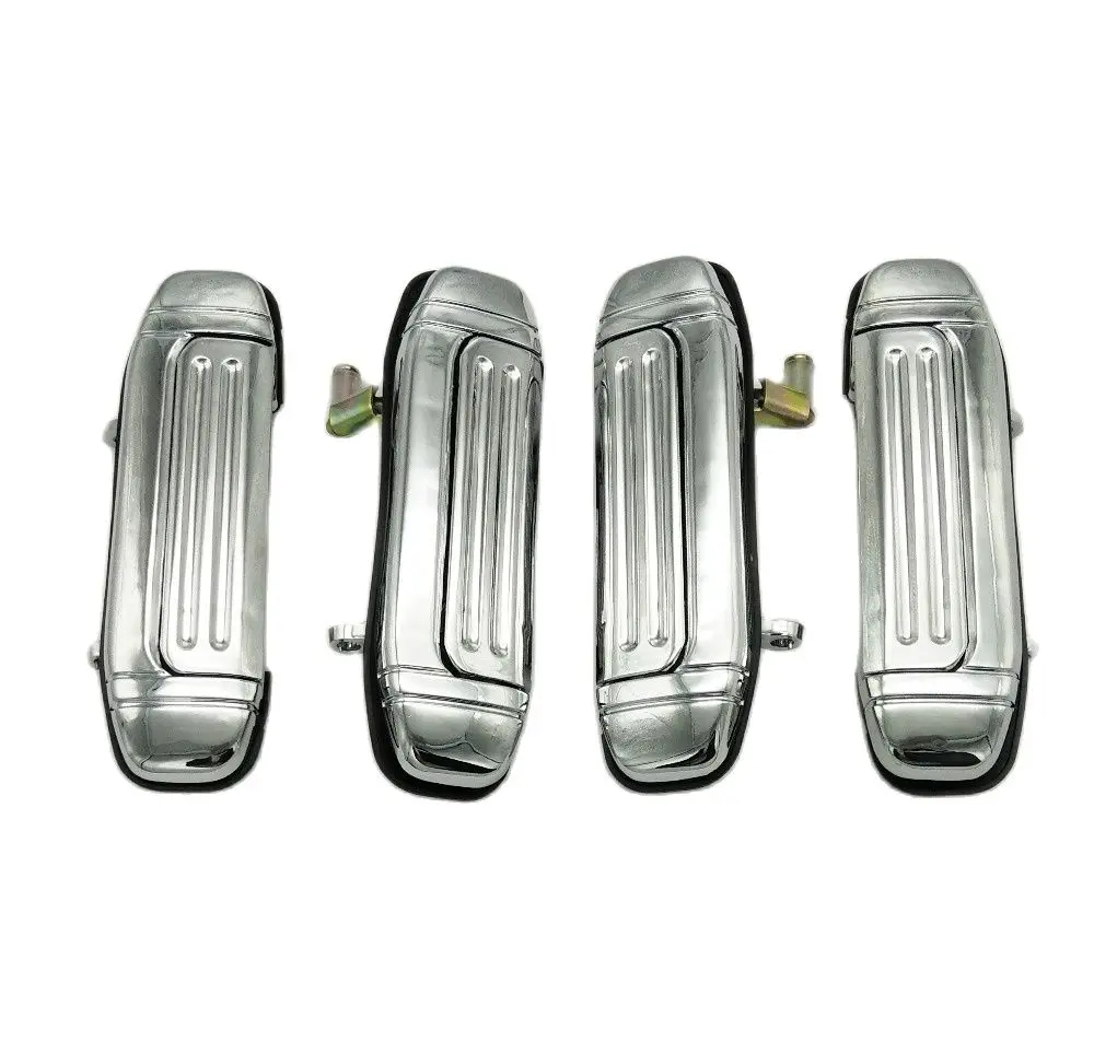 SKTOO Chrome Full Car Front Rear Outer Door Handle for Mitsubishi Pajero V31 V32 V33 V43 V46