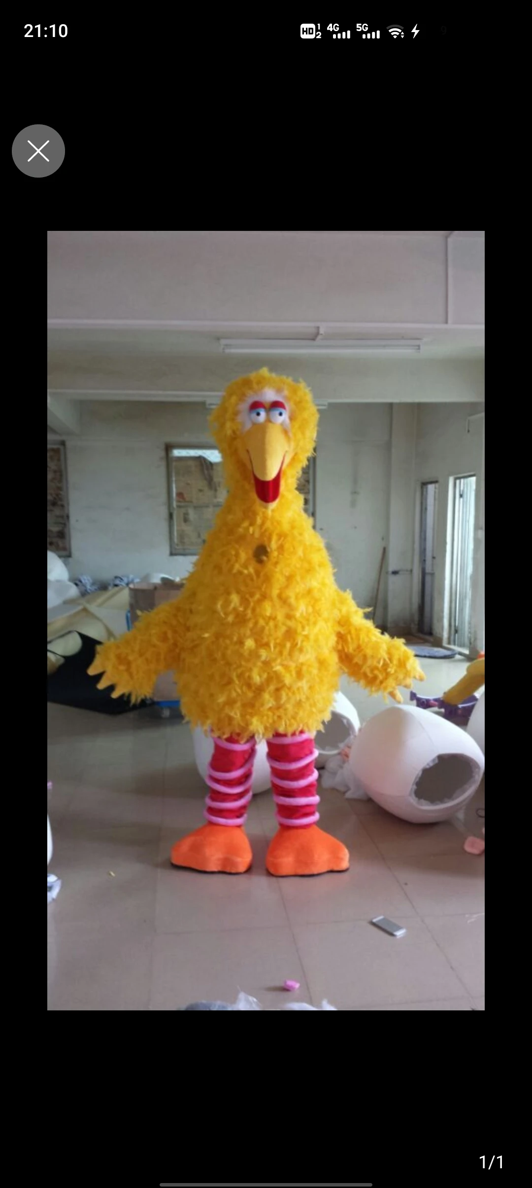 

Likable Yellow Big Bird Mascot Costume Christmas Fancy Dress Halloween Mascot Costume Free Ship