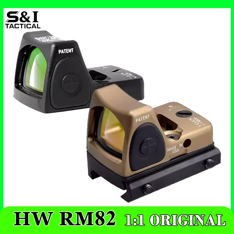 

Тактический прицел Holy Warrior RM82 HRS Red Dot HWRM82, пистолетные рефлекторные прицелы с креплением Пикатинни и ГЛОКА, охотничий прицел для страйкбола
