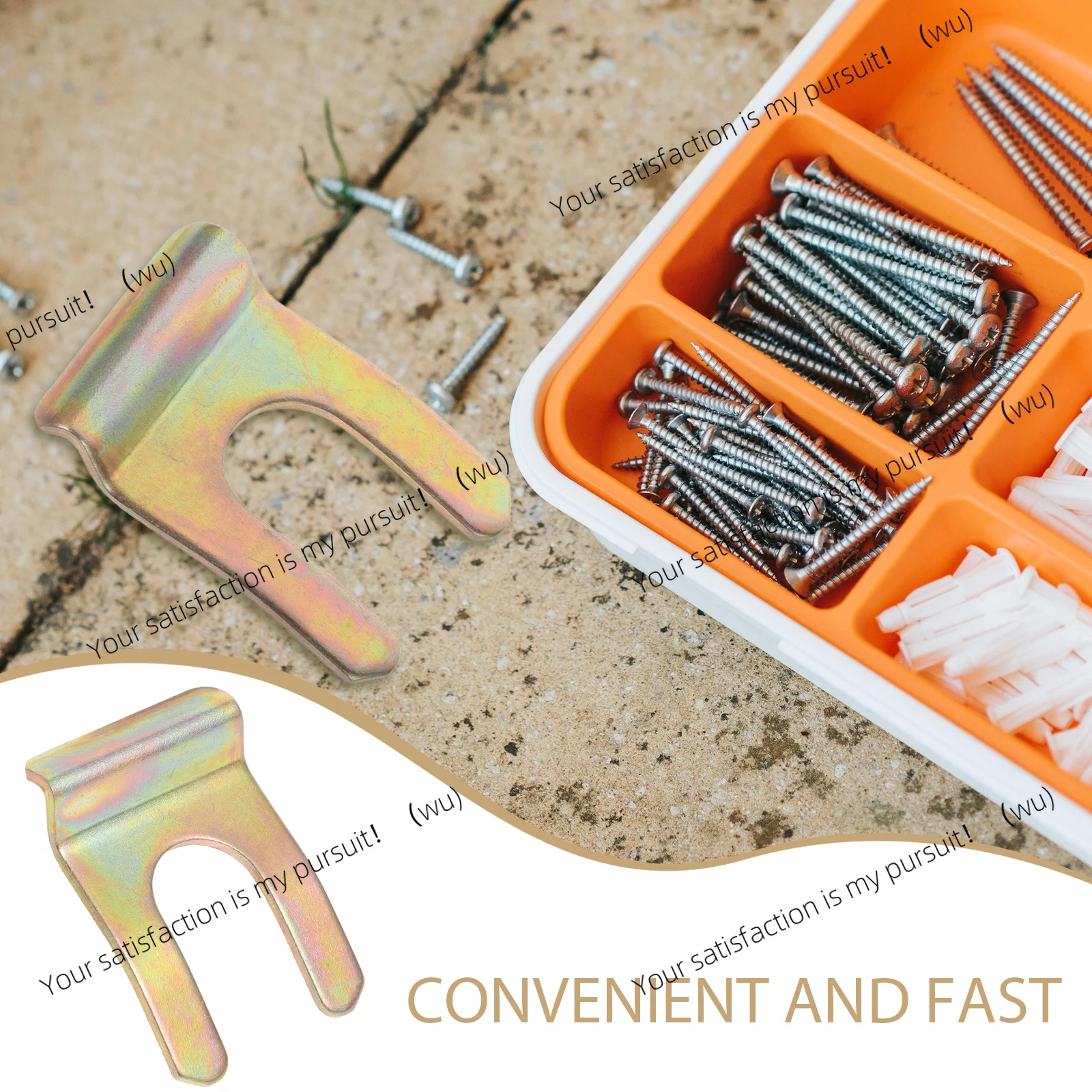 10 hose retainer clamps, clamp brake clamps U-shaped cable retainer for trucks and cars, etc