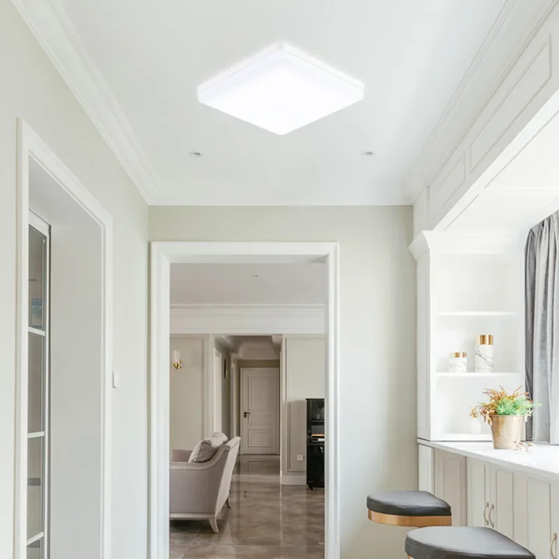 2026New Dish Board Light Led Kitchen Panel Direct Light 300 * 300 Panel Surface Mounted Square Dish Board Light