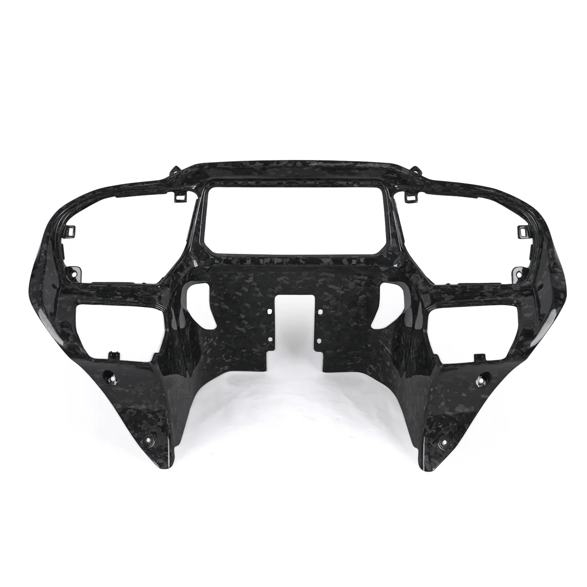 Forged carbon fiber glossy dashboard liner for Touring CVO Road Glide ST Street Glide 2024-2025