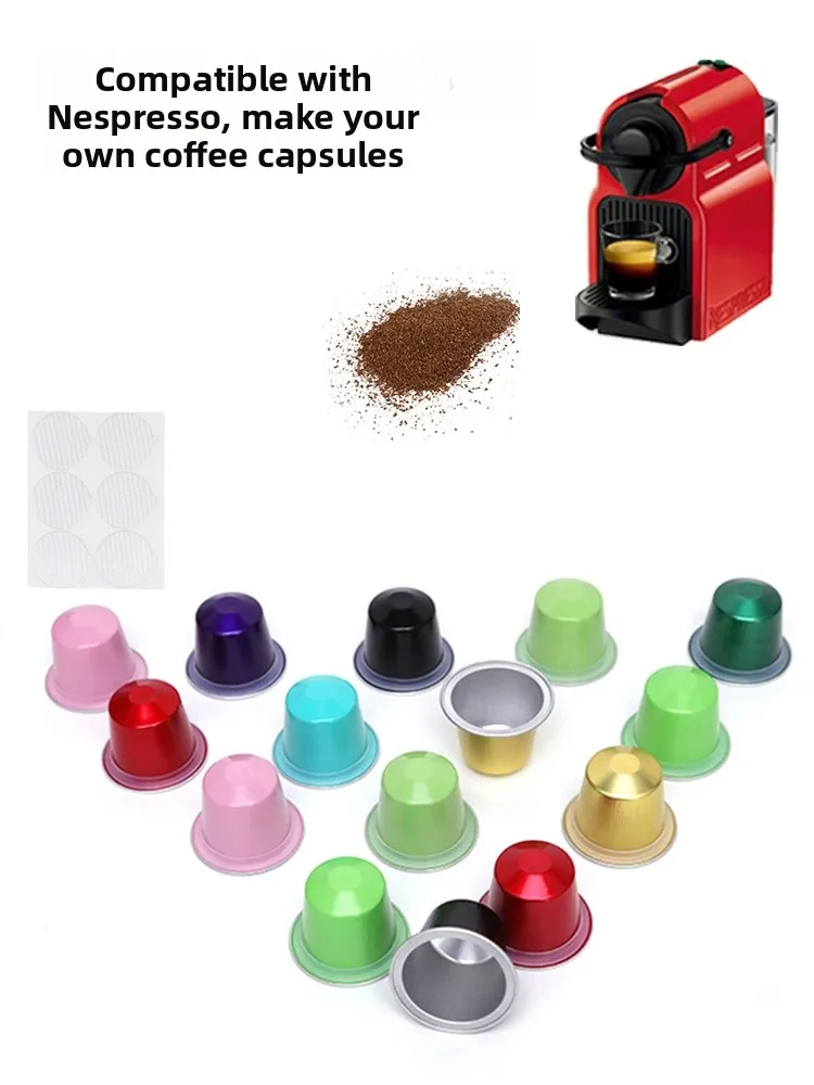 

Одноразовые капсулы Nespro Кофе Grund Заполняемые одноразовые кофейные капсулы e Your Own Coffee Домашнее использование Ручная работа