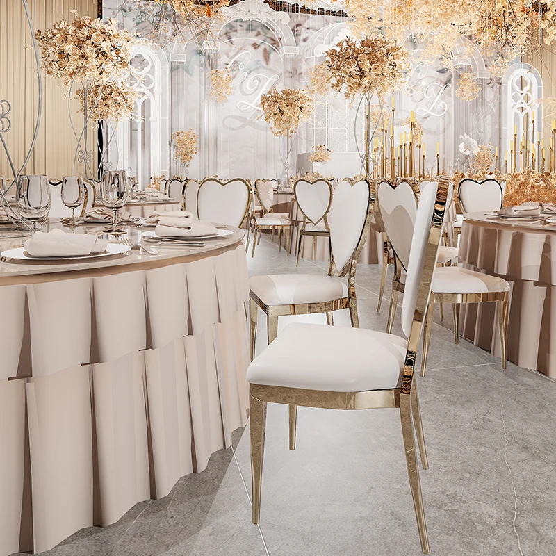 Modern Iron Event Chair Weddings Banquets Dining Living Room Outdoor Bar Hotel French Antiqued Classic Restaurant Bedroom