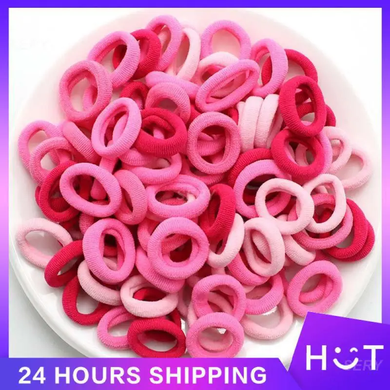 Children's Elastic Hair Rope Ease Of Use No Head Strangulation Fashion Children's Hair Ring Not Easy To Disperse Portable Firmly