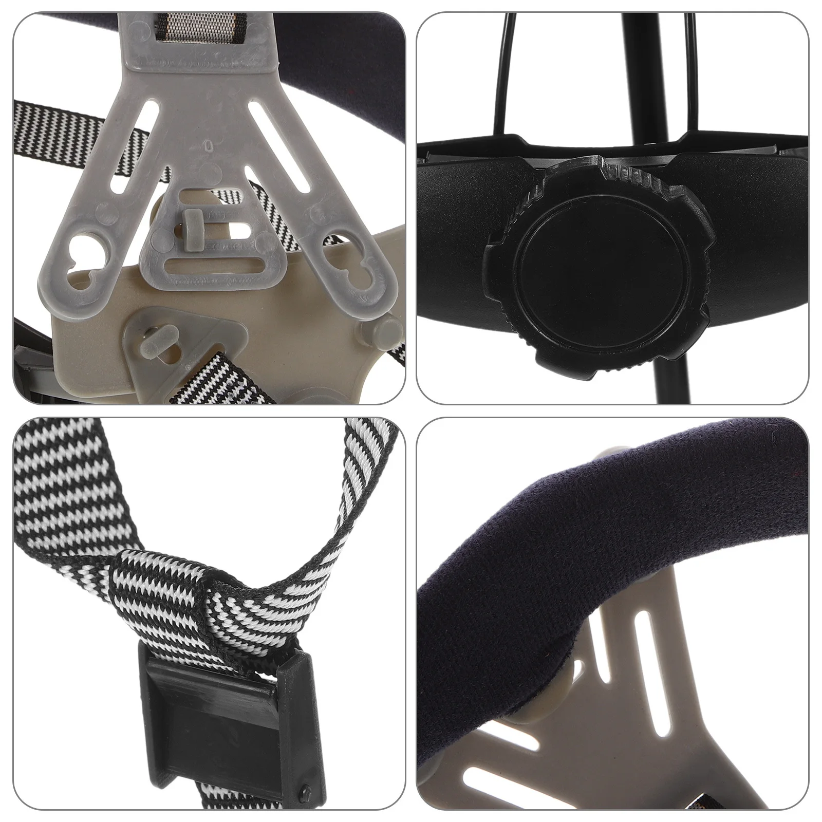 طقم استبدال تعليق القبعة الصلبة، بطانة قبعة أمان مع مناسبة قابلة للتعديل لملحقات القطعة الصلبة لعمال البناء #2