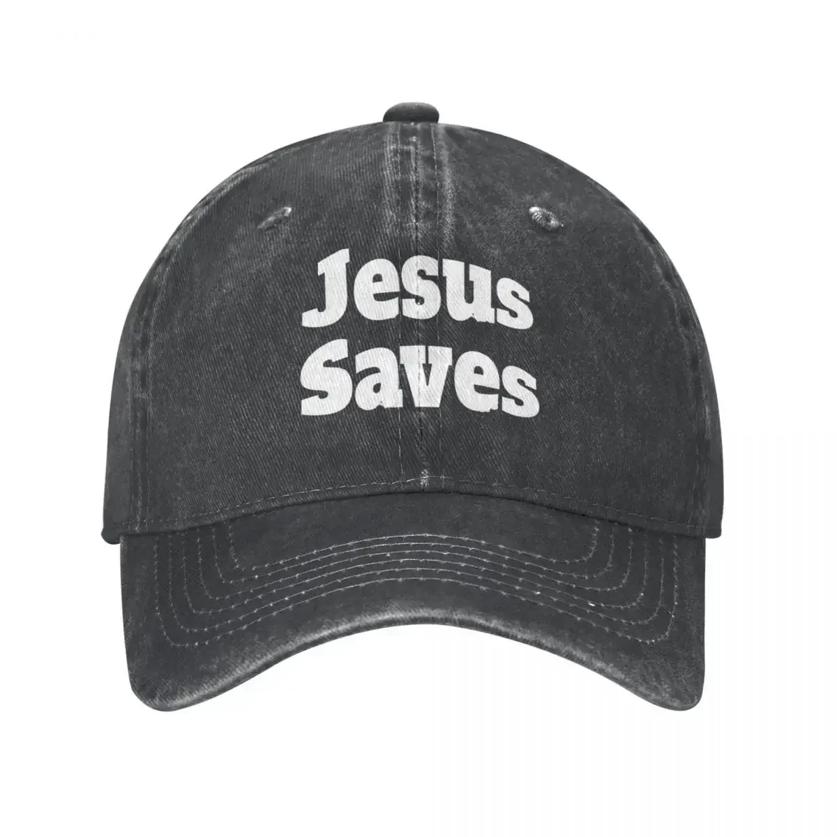 New Mall Jesus Saves Baseball Cap Street Style Unisex Washed Trucker Hat Cheap Casual University Snapback Cap Birthday Gift