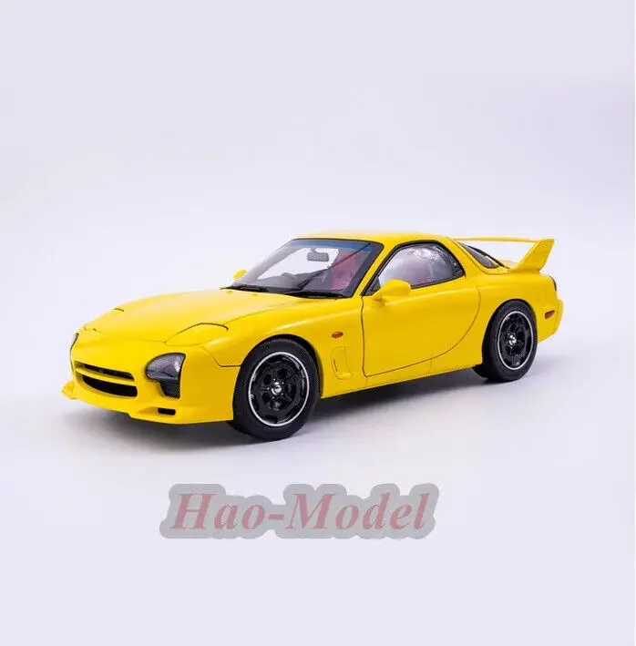 1:18 For MAZDA RX-7 SPEED PM FD3S Alloy Model Car Diecast Simulation Toys Boys Birthday Gifts Hobby Display Ornaments Yellow/Red