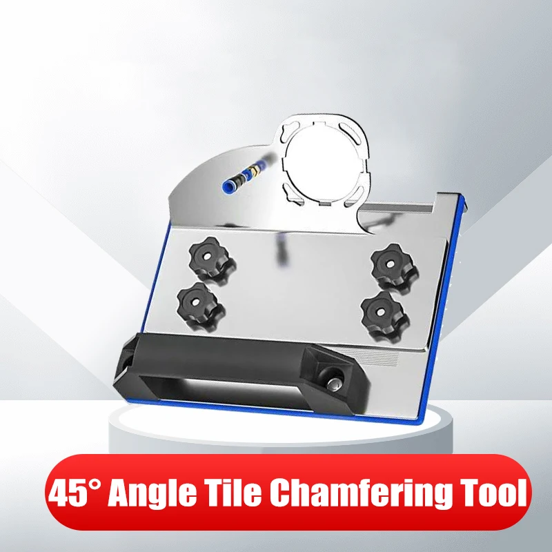 

45° Angle Tile Chamfering Tool Angle Grinder Stand Tile Chamfer Cutting Tile Edge Smoother For Cutting Tile Ceramic Stone