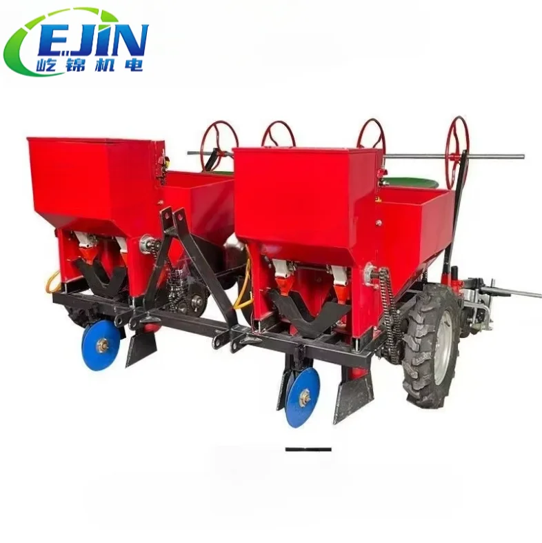 Agricultural Multifunctional Potato Seed Planting 2cm-2 Furrow-Tilling Machine Fertilizing Mulching Spraying Planter 1-Year
