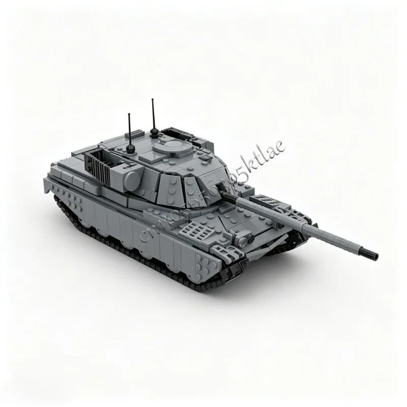 1241 PCS MOC Customize Battle Series 1: 35 Scale Ratio Mk5 Tank Model DIY Assembled Educational Creative Children Toys Xmas Gift