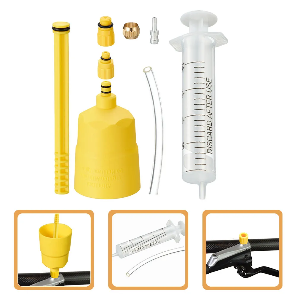 

Набор для прокачки гидравлических дисковых тормозов велосипеда, профессиональный комплект для удаления воздуха из тормозной системы, инструмент для ремонта шоссейных велосипедов