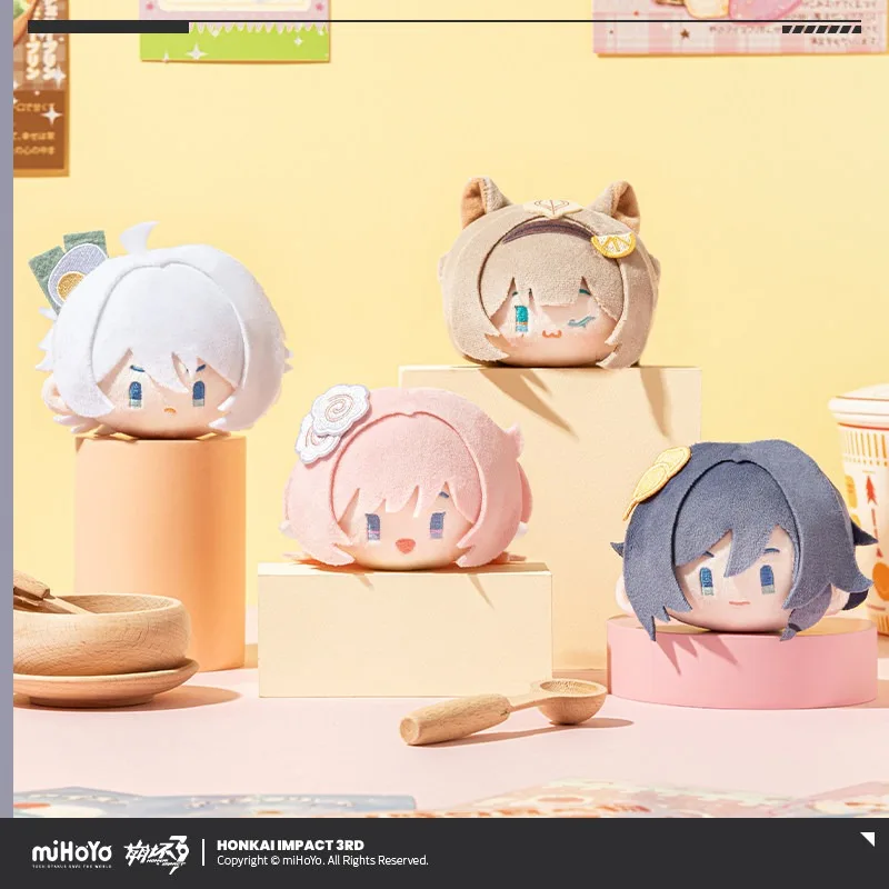 

8cm Anime Game Honkai Impact 3 Fu Hua Elysia Pardofelis Kawaii Cosplay Dango Soft Cotton Doll Cartoon Mini Toy Figures Fans Gift