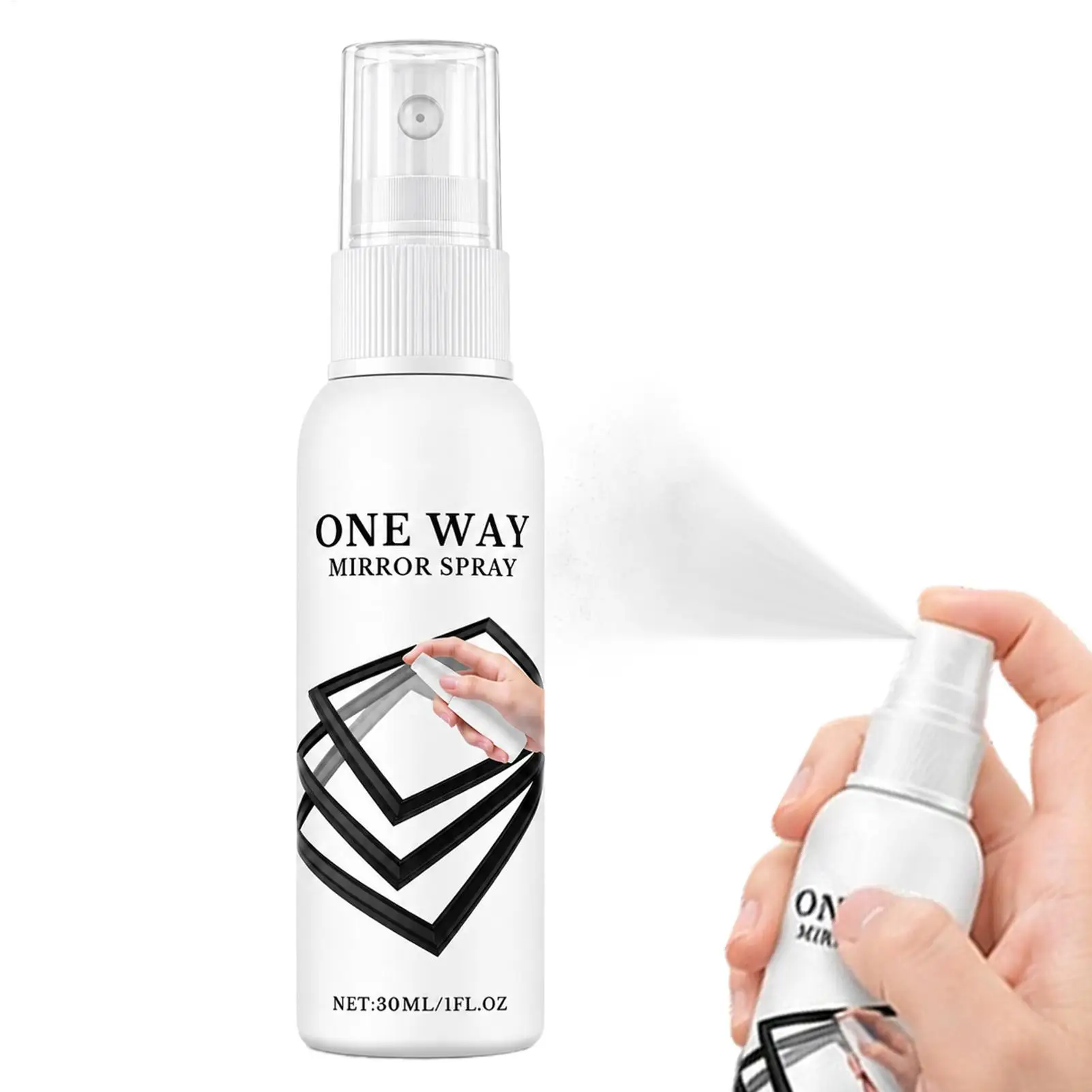 30ml Window Privacy Spray Removable Reflective Coating UV-Blocking Heat Shield Glass Tint for Home Office Car Windows view 2