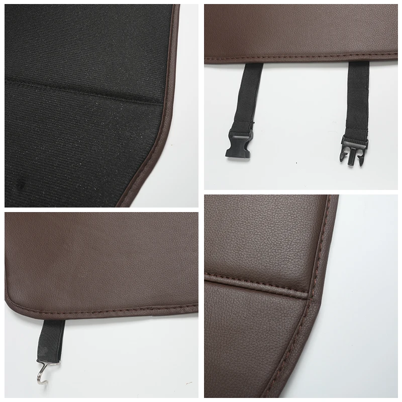 Car Seat Anti Kick Protective Mat Leather Full Cover For Mercedes Benz AMG W204 W205 W203 W211 W201 W210 W108 W124 W190 W202