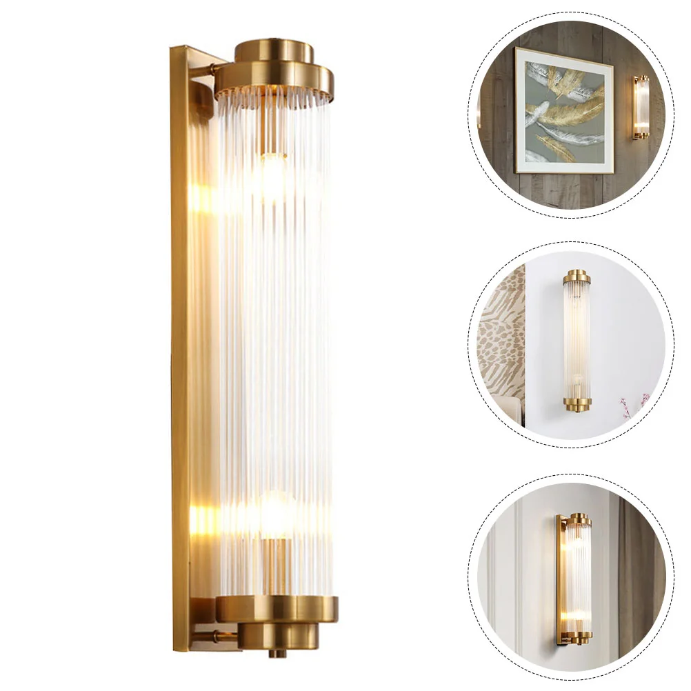 

Wall Lamp Light Adornment Creative Dormitory Bedside Fashion Decorative Luxury Glass Metal Chic Modern Ornament