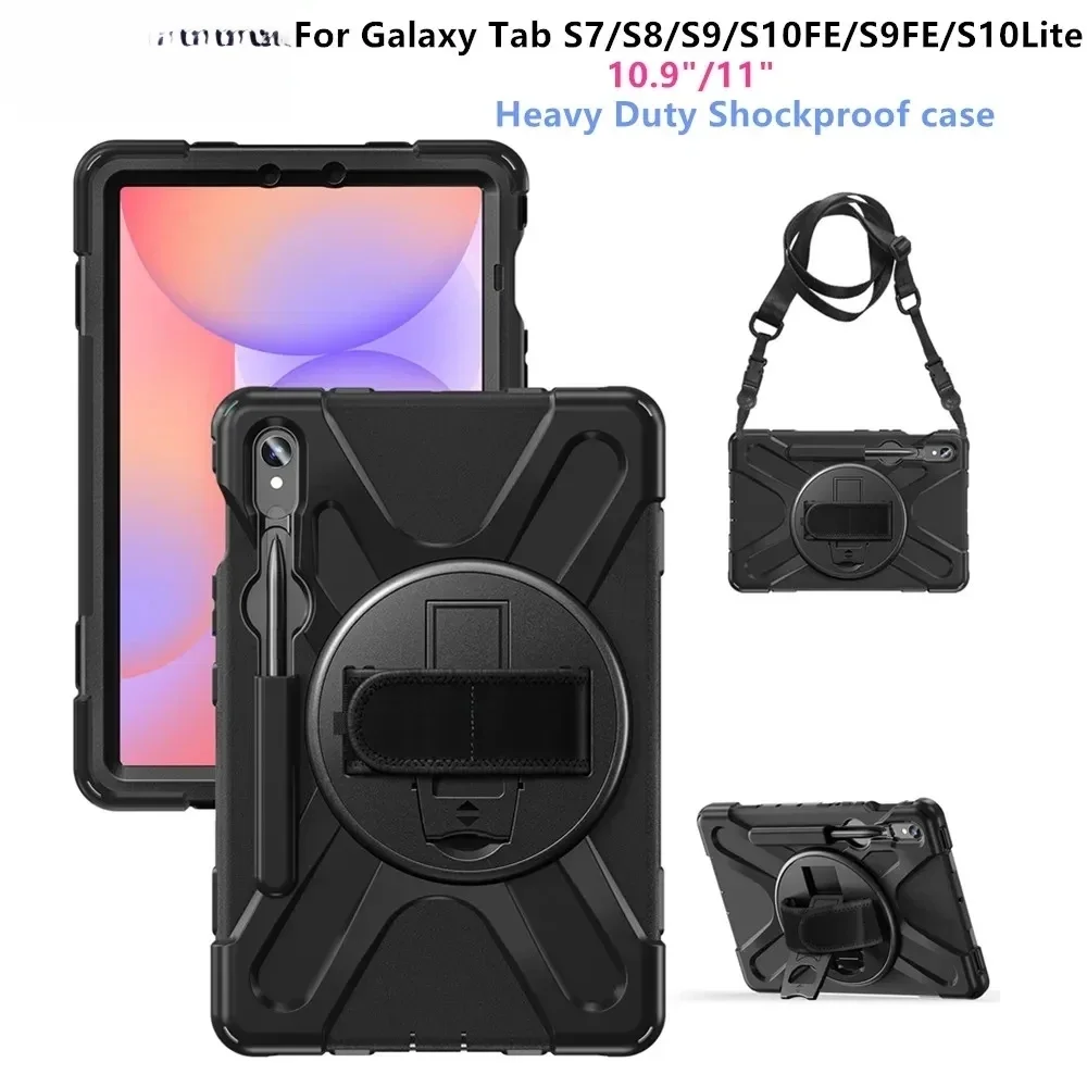 For Samsung Galaxy Tab S10 Lite 10.9 SM-X400 X406B Kids Case Shockproof Tablet Cover for Tab S10 Lite S9 FE 10.9
