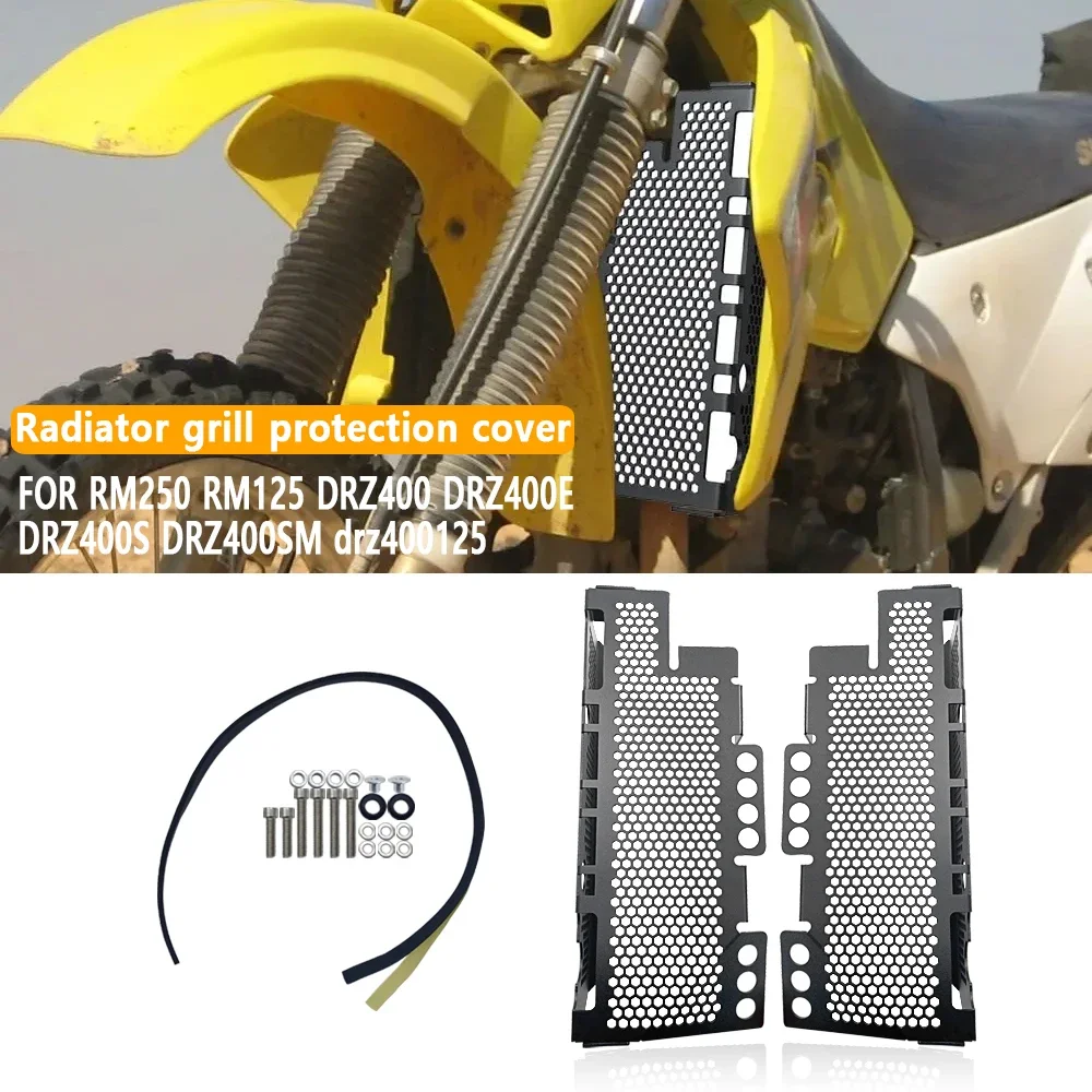 Motorcycle accessories radiator grille guard protective cover DRZ400 DRZ400E DRZ 400 E DRZ 400E RM125 250