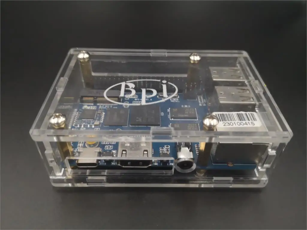 BPI M5 BPI M4 boîtier acrylique banane Pi conseil bonne qualité boîtier transparent acrylique