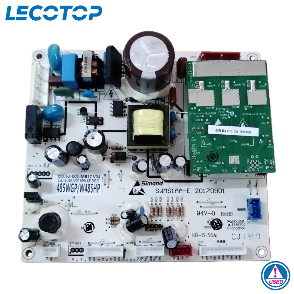 Carte de commande B2062-001-MB17 pour Circuit de réfrigérateur Skyworth PCB, pièces de rechange pour réfrigérateur et congélateur