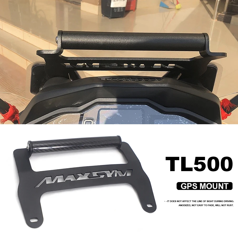 NEW Motorcycle Front Phone Stand Holder Smartphone Phone GPS Navigaton Plate Bracket For SYM MAXSYM TL 500 TL500 2020