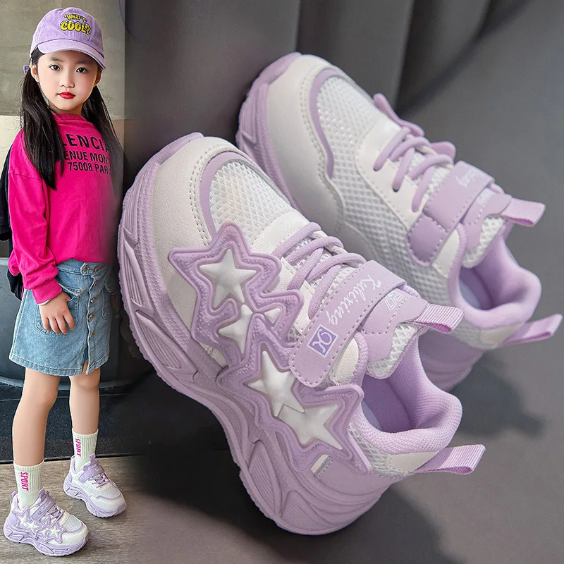 

Girl Sneakers Fashion New Old Dady Shoe Outdoor Street Casual Walking Running Shoes for Kids Trainers Older Child Sport Footwear