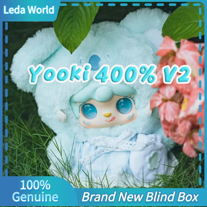 

100% Original Yooki V2 400% Roughly Wish Pocket Surprise Blind Box Cartoon Doll Decorative Ornaments Collect Toys Birthday Gift