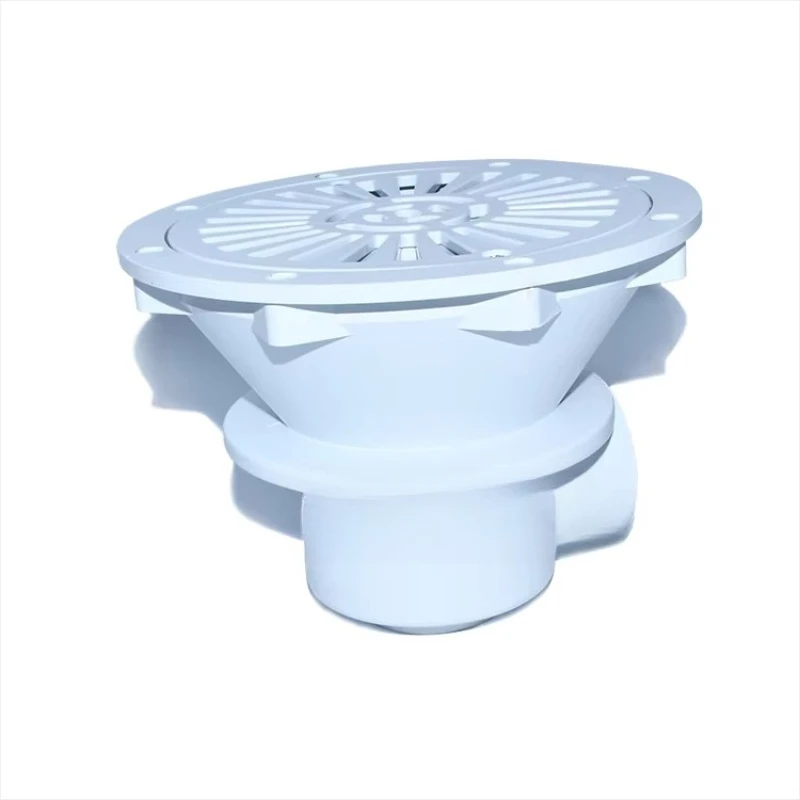 Pool Accessories Main Drainage Floor Drain 1.5 Inch Pool Entrance Drainage White