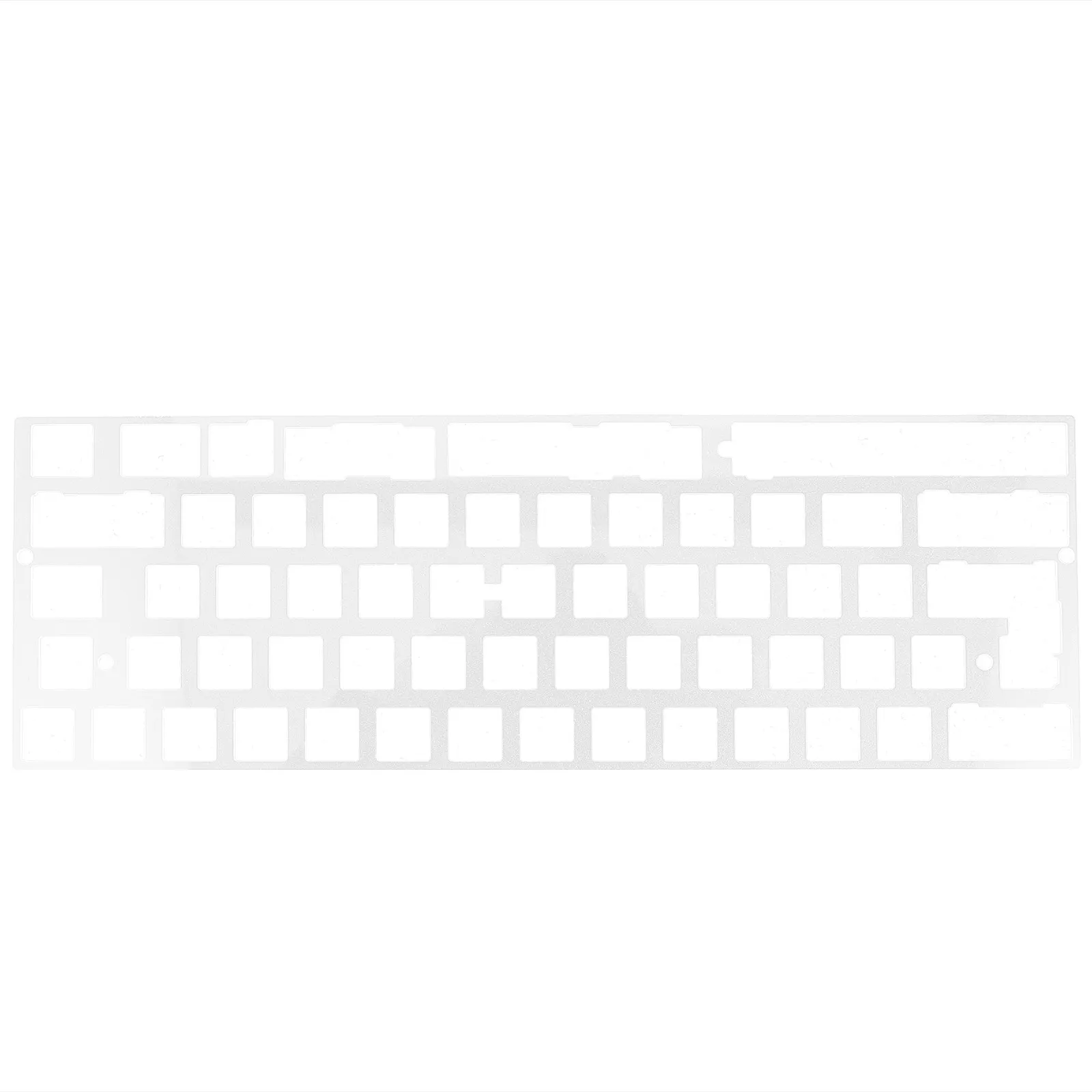 Mechanical Keyboard Positioning Board 225U 2.25u Layout Splitted Plate Replacement Support for 60 Percent Custom Keyboard