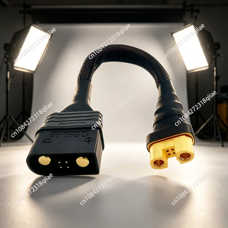 Adaptateur de câble de charge de batterie au lithium pour modèle d'avion AS150U mâle vers QS9L femelle, adaptateur de câble pour drone, machine de protection des plantes