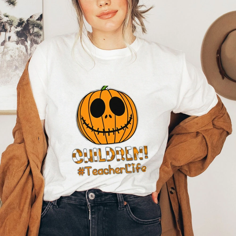

Oversized Vintage Y2K Graphic Tee Women's Streetwear Harajuku T-Shirt Hallowmas Soft Cotton Short Sleeve Casual Streetwear