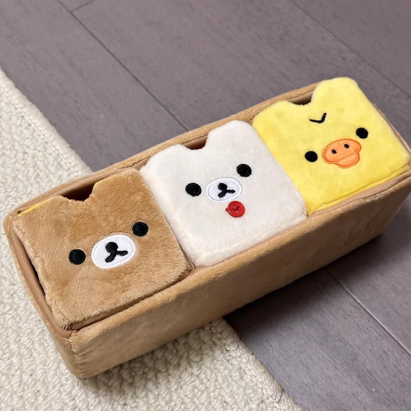 Cartoon Easy Bear Anime Wardrobe Drawer Compartment Box Rilakkuma Fun Staterery Decoration Desktop toyStorage Girl Birthday Gift