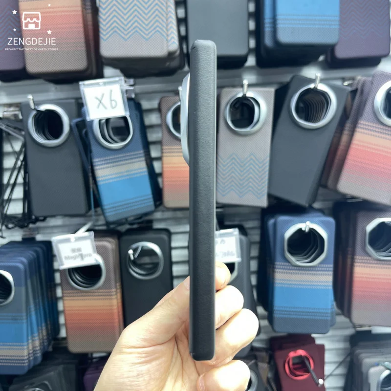 Para Huawei Mate X6 X5 carcasa magnética fibra de aramida cubierta trasera a prueba de golpes un juego