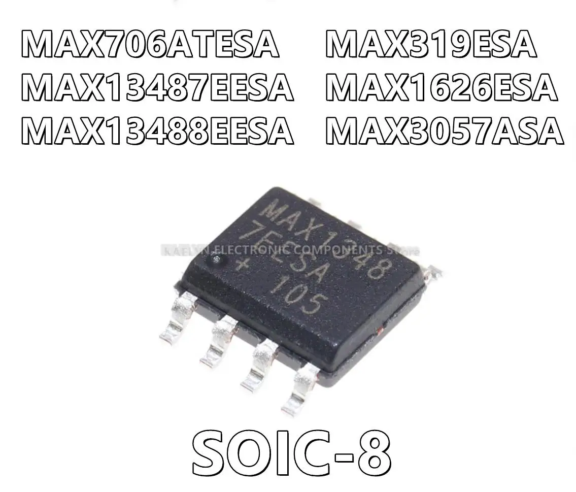 10Pcs/lot MAX706ATESA MAX706 MAX13487EESA MAX13487 MAX13488EESA MAX13488 MAX319ESA MAX319 MAX1626ESA MAX1626 MAX3057ASA MAX3057