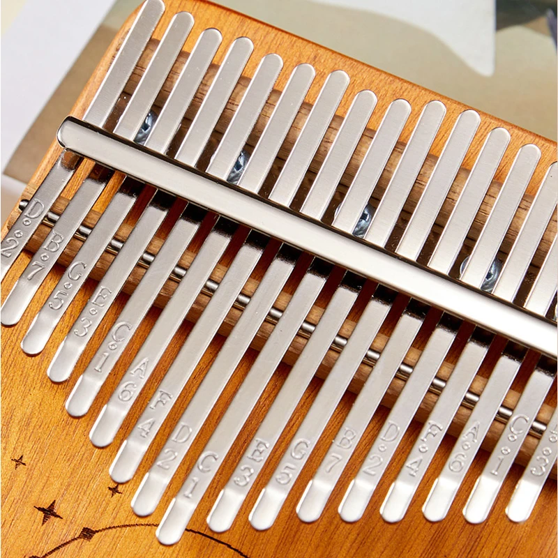 Kalimba Thumb Piano 21 Tone Single Board Kalimba 17 Tone Finger Piano Musical Instrument Thumb Piano