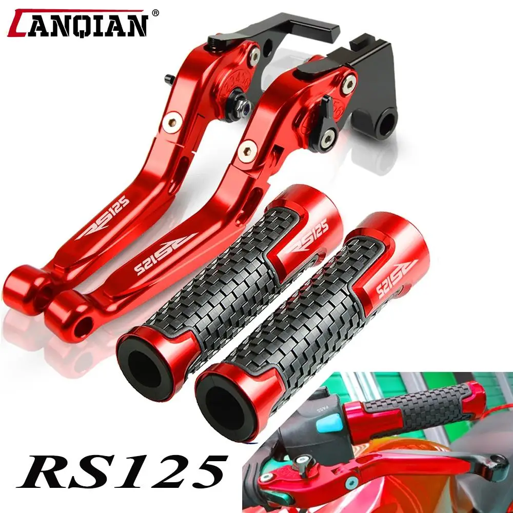 

For APRILIA RS125 RS 125 2006 2007 2008 2009 2010 Motorcycle Accessories Aluminum Adjustable Brake Clutch Lever Handle Bar Grips