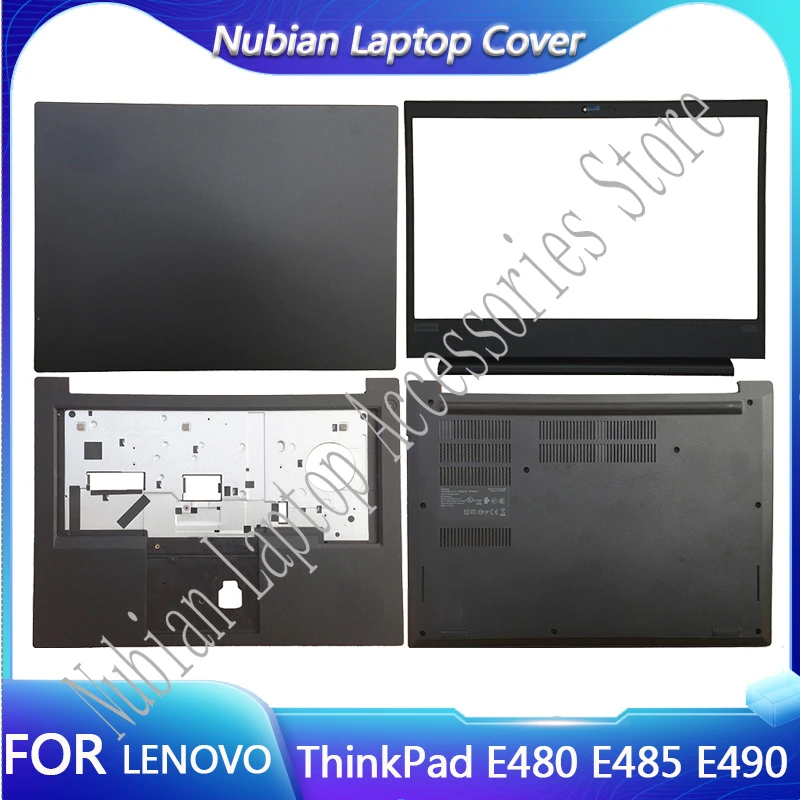 lcd back bezel capa para lenovo thinkpad tampa base inferior palmrest e480 e485 e490 01lw152 01lw155 01lw157 01lw161 01