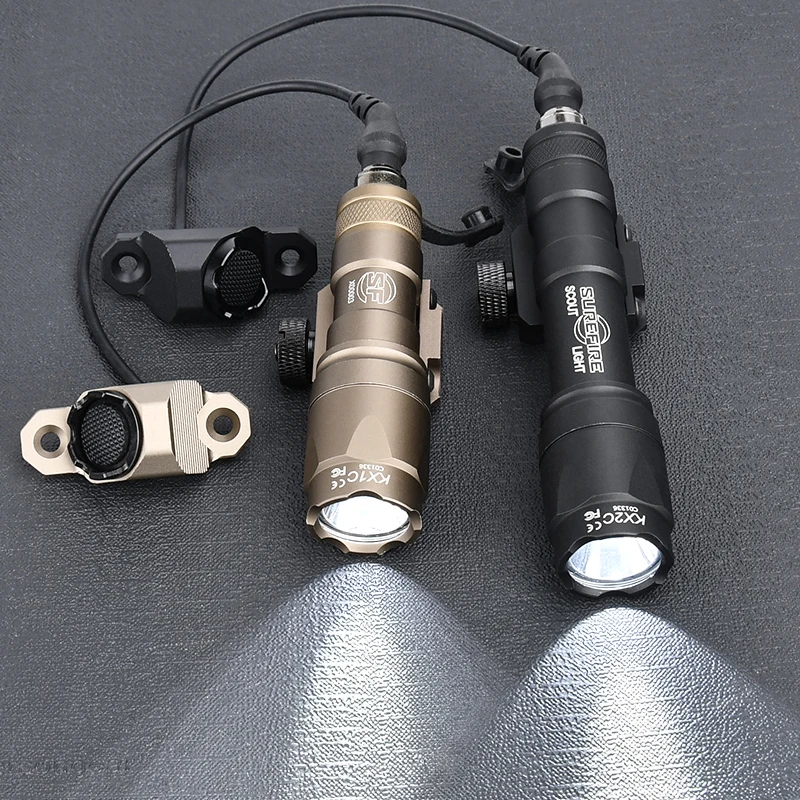 

Tactical M300 M600 SF Surefir Flashlight With Mod Button For MLOK KEYMOD System Rail M300A M600C Airsoft Hunting Lamp Gear