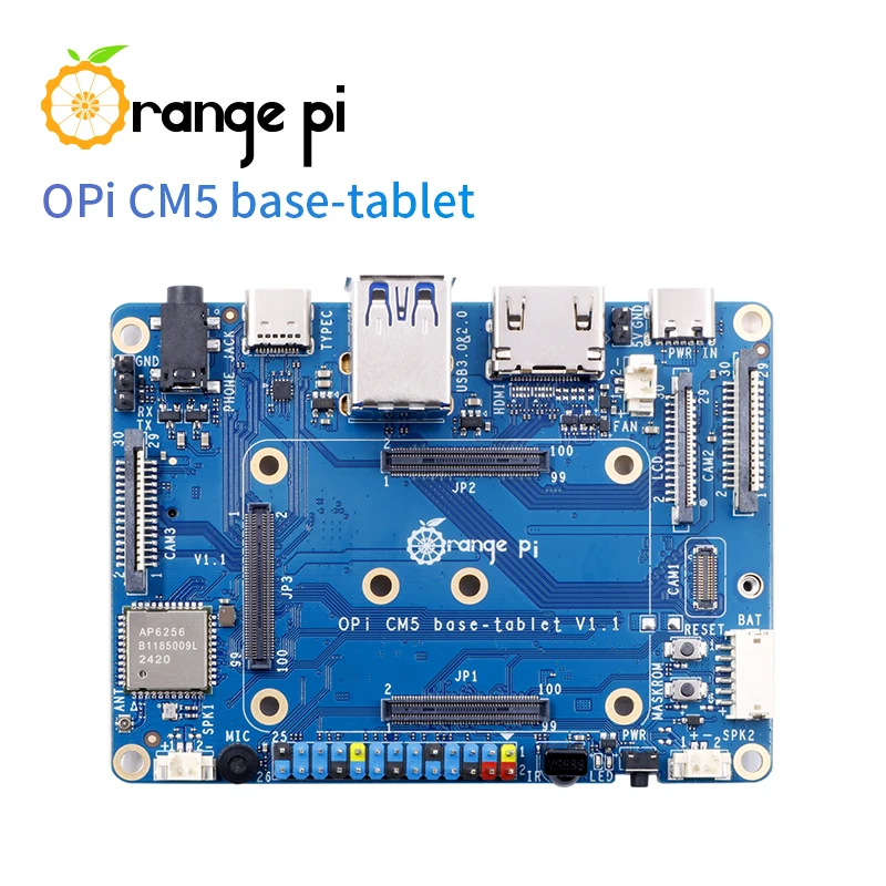 Oranje Pi CM5 tablet-basisbord ingebouwde WiFi + BT BLE enkele kaartcomputer