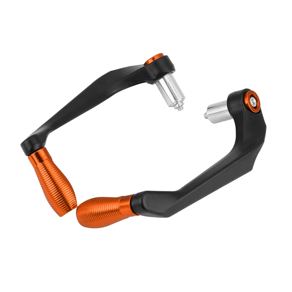 1 Pair 22mm Brake Clutch Levers Protect Guard for Universal Motorcycle Handlebar Accidental Contact Accessories Orange