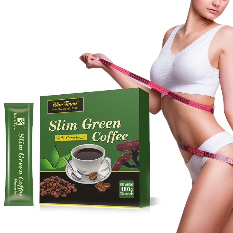 18pcs/Box Slim Green Coffee For Weight Loss 180G Natural Premium Fit Tummy Coffee Shake Women Fast Sliming Essential Decoratio
