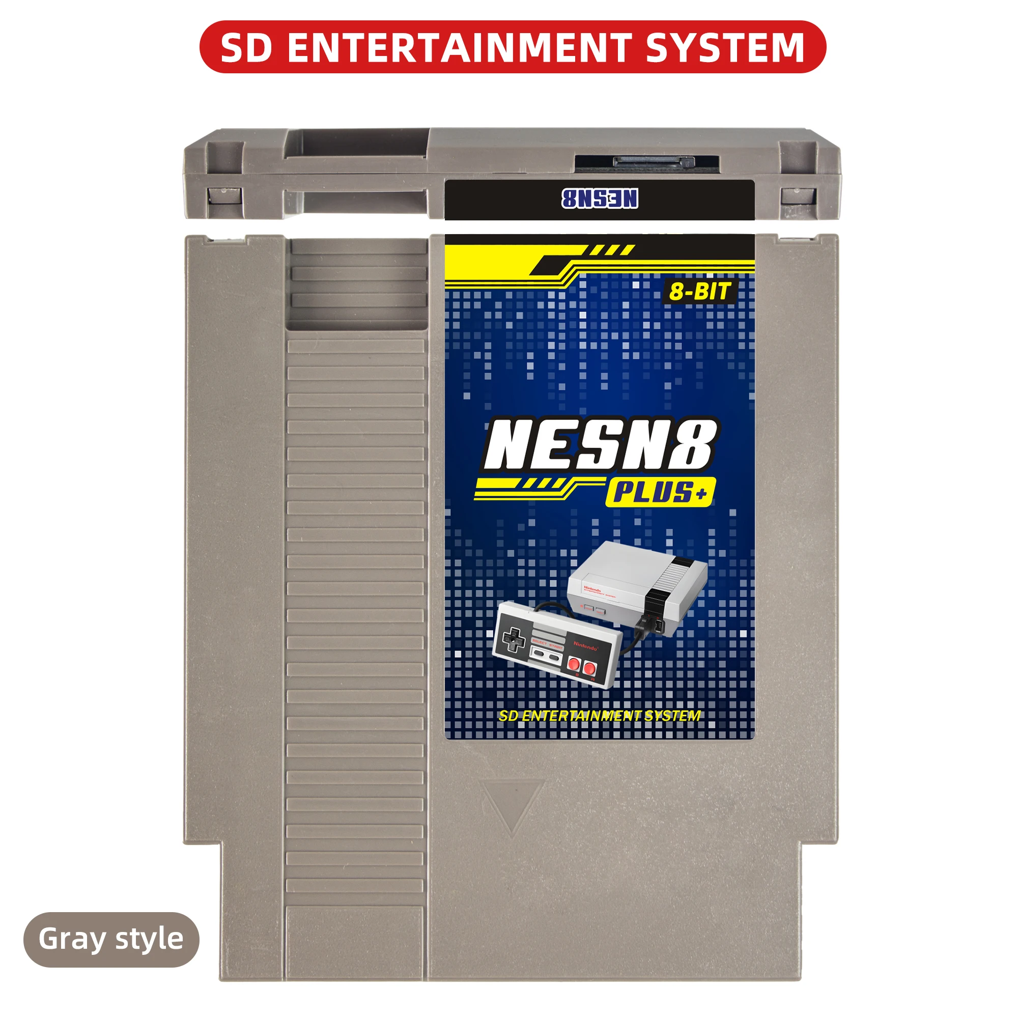 أحدث بطاقة ألعاب Super N8 Plus 1000 في 1 لخرطوشة ألعاب وحدة تحكم ألعاب الفيديو NES 8 بت