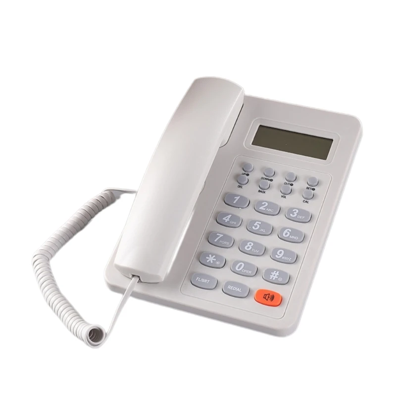 Corded Telephone with Speaker Display Landline Phone Big Button Landline Phones with Caller Identification Telephone