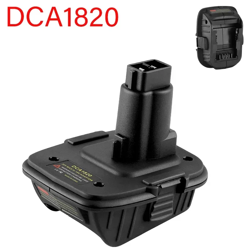 

Adapter for Dewalt 20V Lithium Battery Converted To Dewalt 18V Nickel Battery DCA1820 Adapter Convertor NI-CD Battery and NI-MH