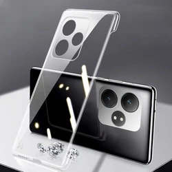 Frameless Slim Clear Hard PC Case For Realme GT 6 6T Neo6 SE ShockProof Coque Phone Cases For Realme GT Neo 6 Back Cover Shell