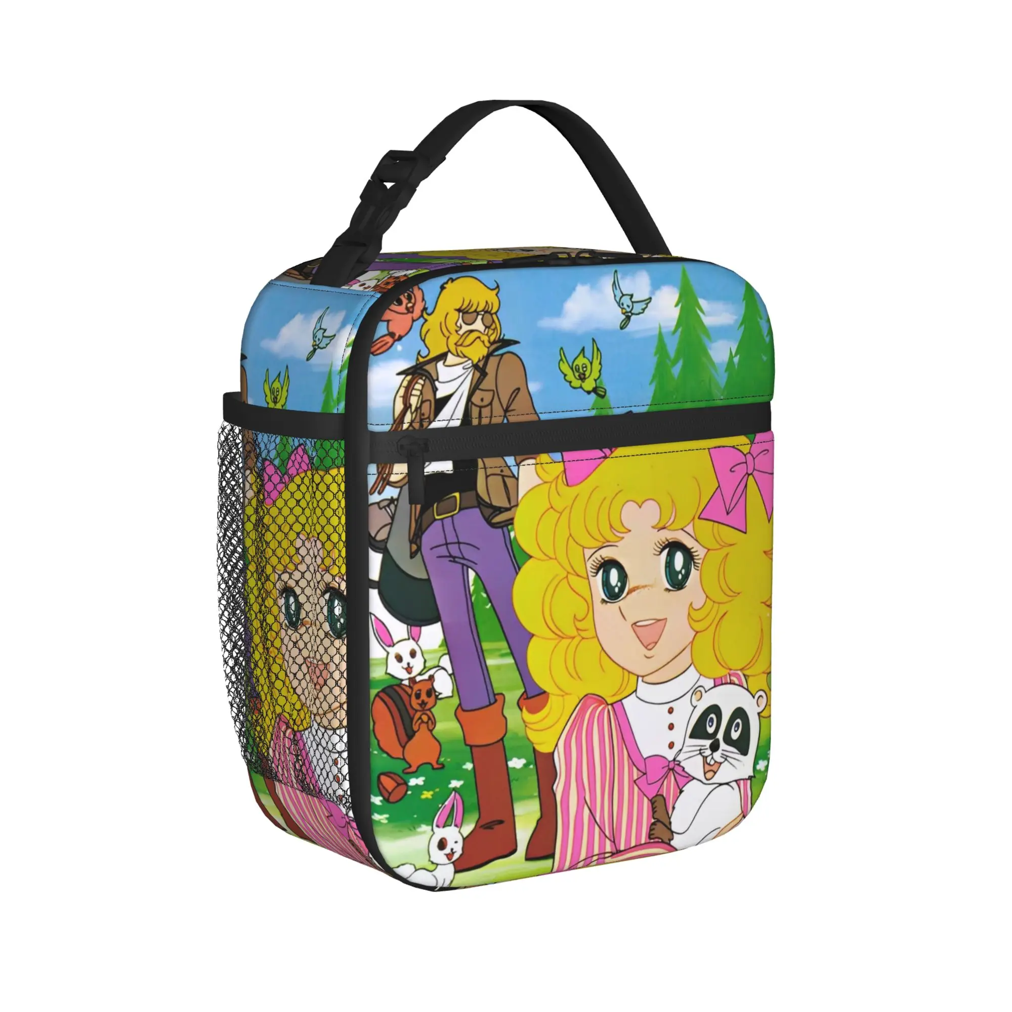 Candy candy manga anime kawaii cute Merch Insulated Lunch Bags For School  Food Container Portable Cooler Thermal Lunch Boxes