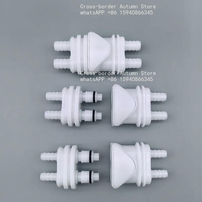Precision quick disconnect double joint PVC water stop valve quick installation threaded pipe fittings
